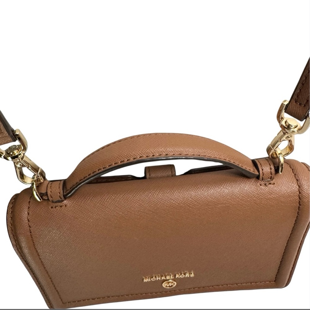 Michael Kors Jet Set Small Crossgrain Leather Smartphone Crossbody - Picture 9 of 16